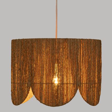 Atmosphera - Chandelier on a string JANICE 1xE27/40W/230V jute