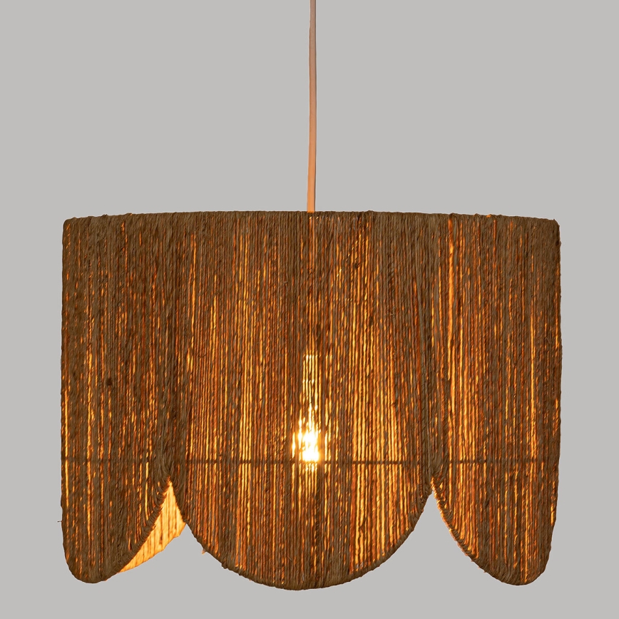 Atmosphera - Chandelier on a string JANICE 1xE27/40W/230V jute