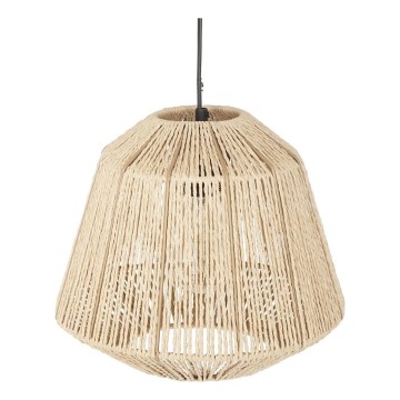 Atmosphera - Chandelier on a string JILY 1xE27/40W/230V jute beige