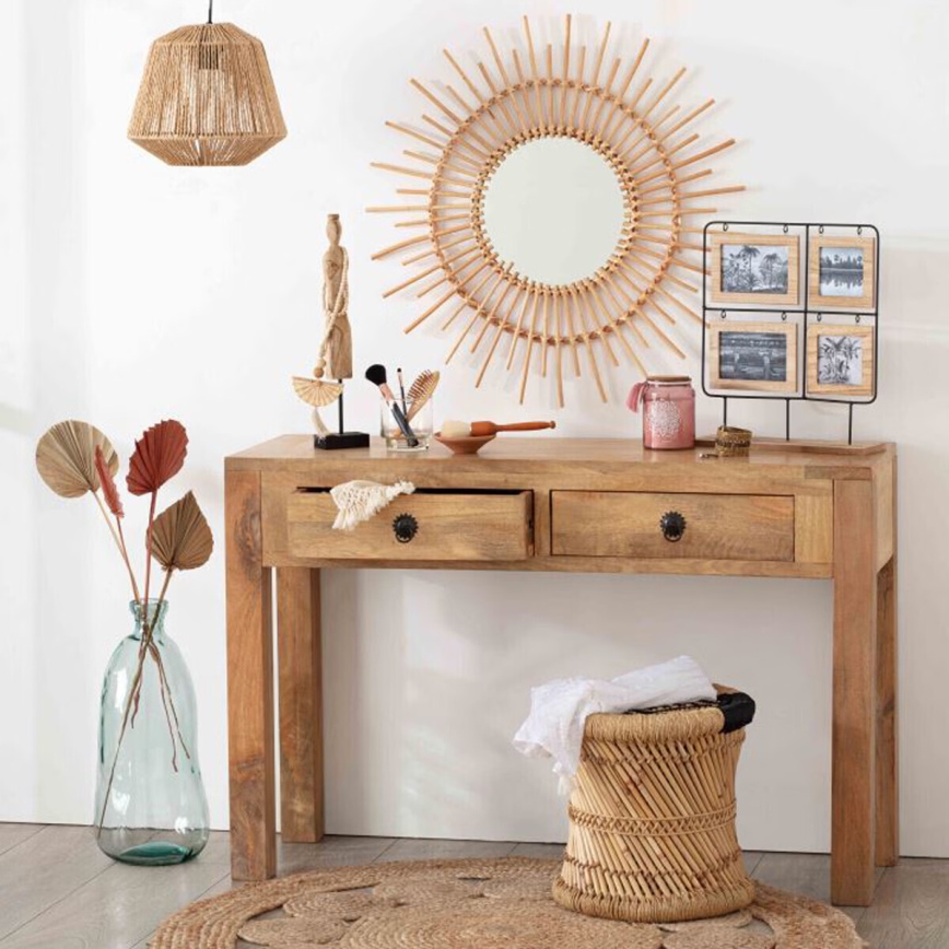 Atmosphera - Chandelier on a string JILY 1xE27/40W/230V jute beige