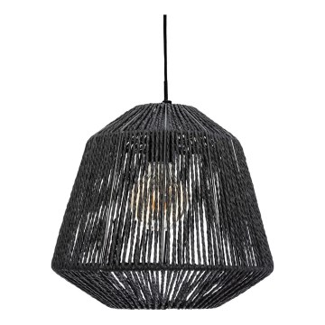 Atmosphera - Chandelier on a string JILY 1xE27/40W/230V jute black