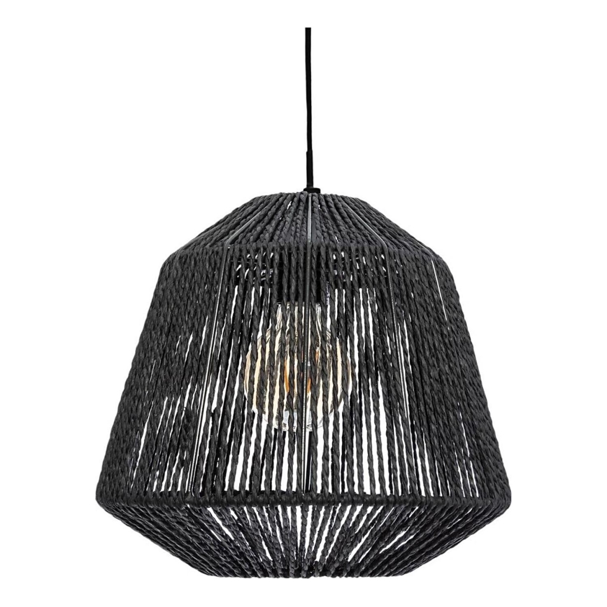 Atmosphera - Chandelier on a string JILY 1xE27/40W/230V jute black