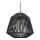 Atmosphera - Chandelier on a string JILY 1xE27/40W/230V jute black