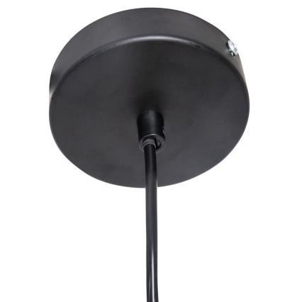 Atmosphera - Chandelier on a string JILY 1xE27/40W/230V jute black
