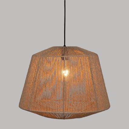 Atmosphera - Chandelier on a string JILY 1xE27/40W/230V jute