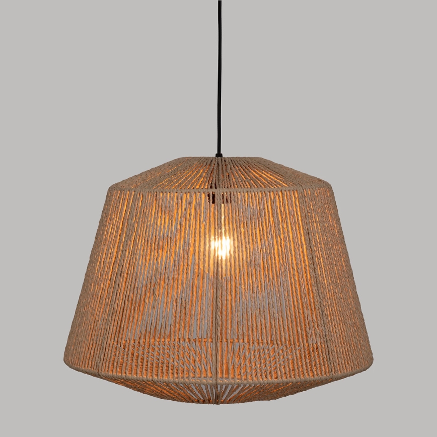 Atmosphera - Chandelier on a string JILY 1xE27/40W/230V jute