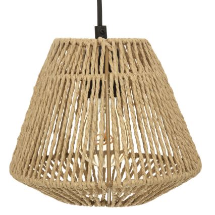 Atmosphera - Chandelier on a string JILY 3xE27/40W/230V jute