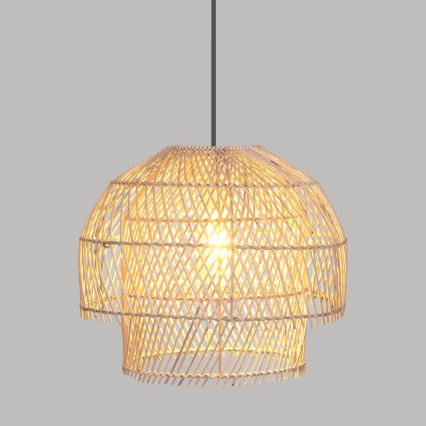 Atmosphera - Chandelier on a string KERY 1xE27/40W/230V rattan
