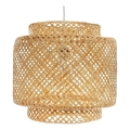 Atmosphera - Chandelier on a string LIBY 1xE27/40W/230V bamboo