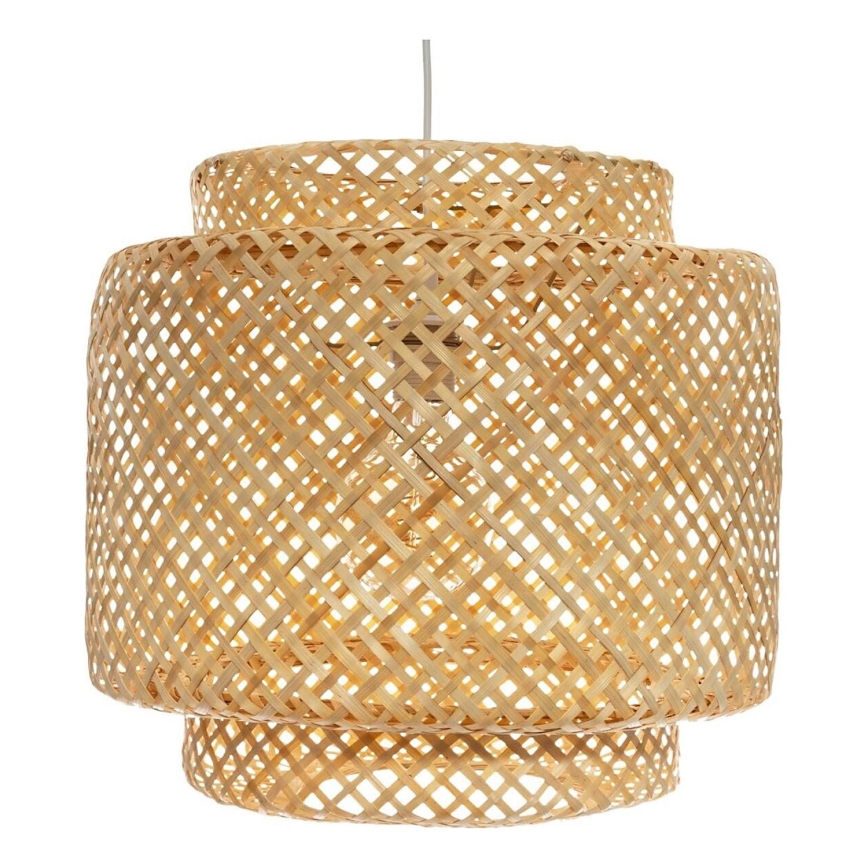 Atmosphera - Chandelier on a string LIBY 1xE27/40W/230V bamboo
