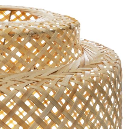 Atmosphera - Chandelier on a string LIBY 1xE27/40W/230V bamboo