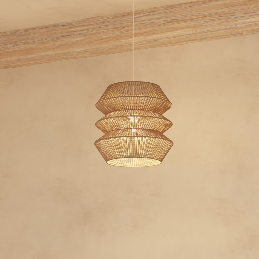 Atmosphera - Chandelier on a string LIZA 1xE27/40W/230V jute
