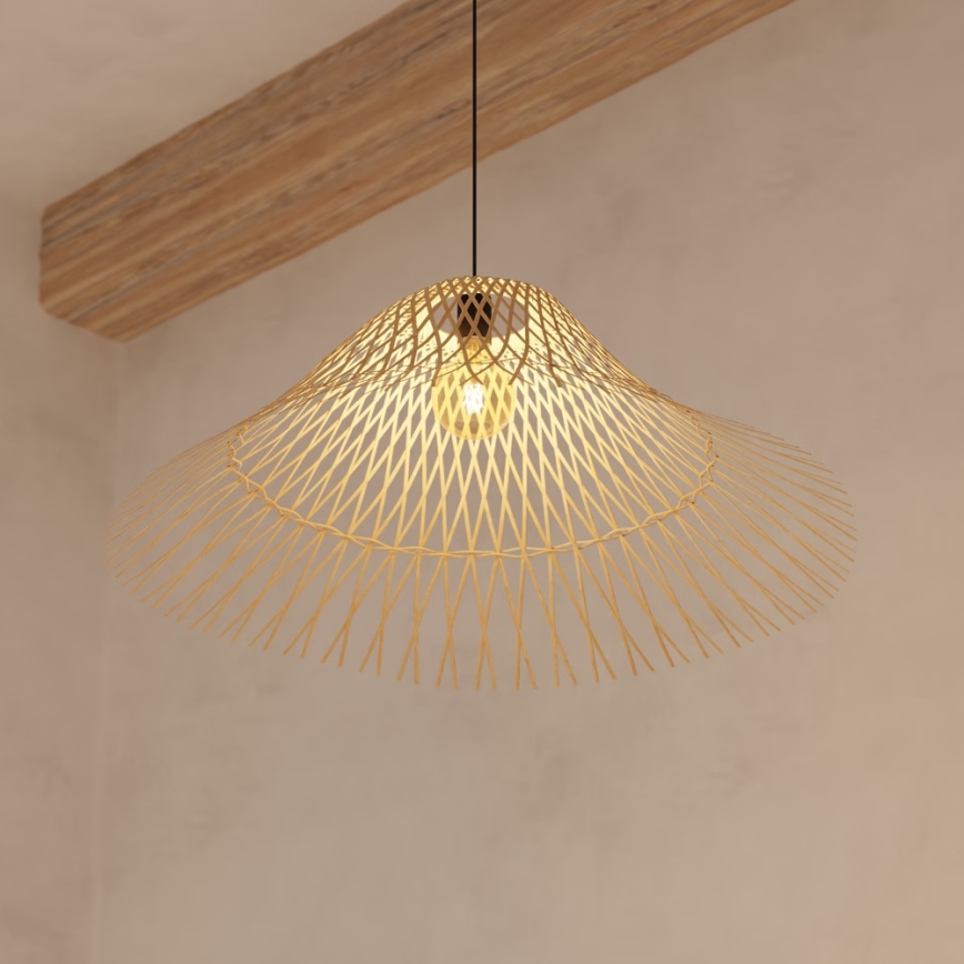 Atmosphera - Chandelier on a string MOXA 1xE27/60W/230V bamboo