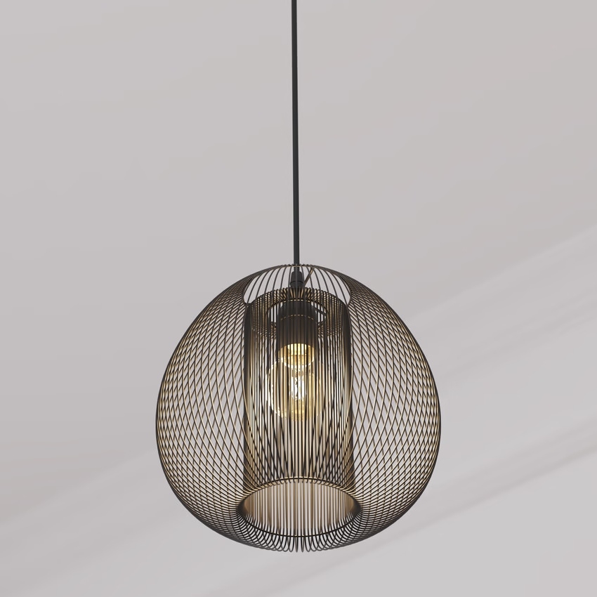 Atmosphera - Chandelier on a string NODA 1xE27/40W/230V black