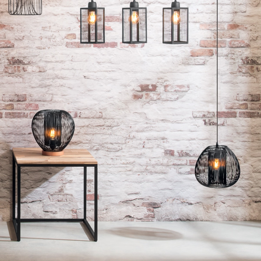 Atmosphera - Chandelier on a string NODA 1xE27/40W/230V black