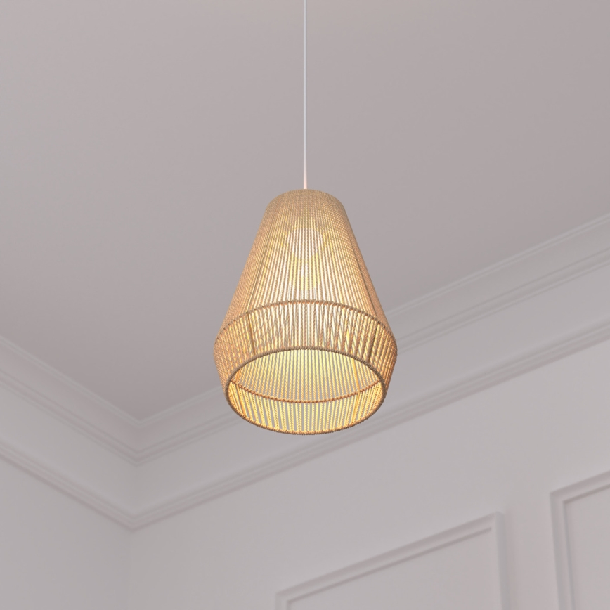 Atmosphera - Chandelier on a string PALM 1xE27/40W/230V jute