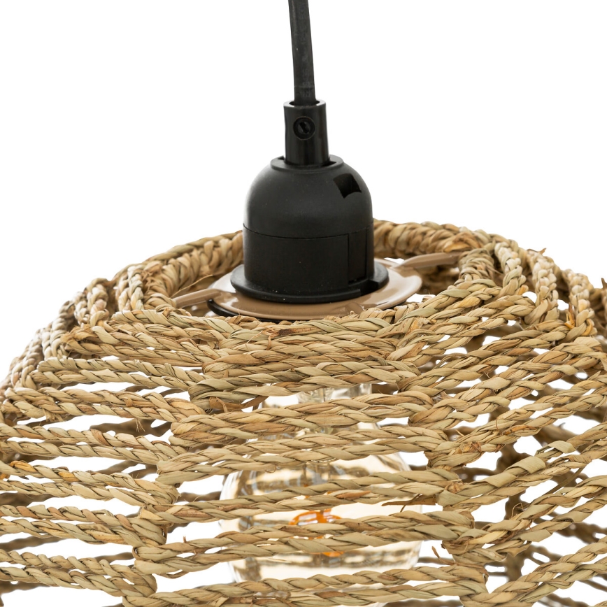Atmosphera - Chandelier on a string RANA 2xE27/40W/230V rattan
