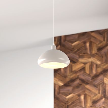 Atmosphera - Chandelier on a string SAVIO 1xE27/40W/230V beige