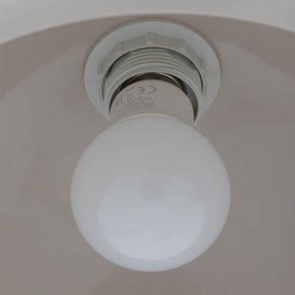 Atmosphera - Chandelier on a string SAVIO 1xE27/40W/230V beige