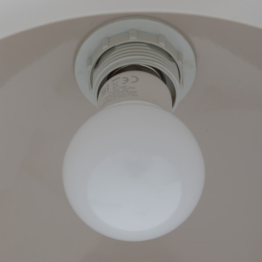 Atmosphera - Chandelier on a string SAVIO 1xE27/40W/230V beige