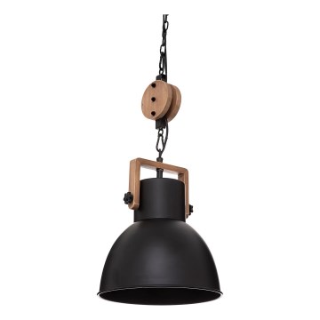 Atmosphera - Chandelier on a string SILAS 1xE27/40W/230V pine