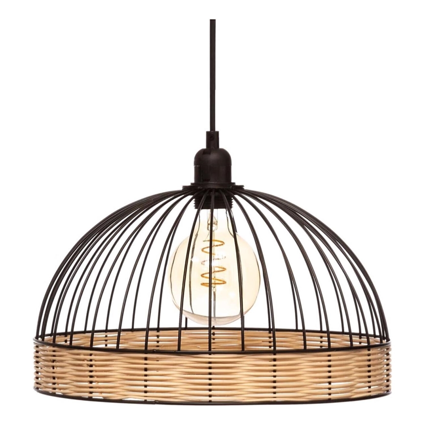 Atmosphera - Chandelier on a string SUWA 1xE27/40W/230V rattan