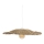Atmosphera - Chandelier on a string YONI 1xE27/40W/230V straw