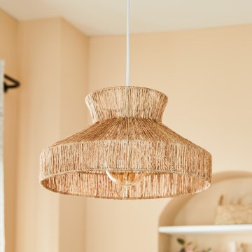 Atmosphera - Chandelier on a string ZELIA 1xE27/40W/230V jute