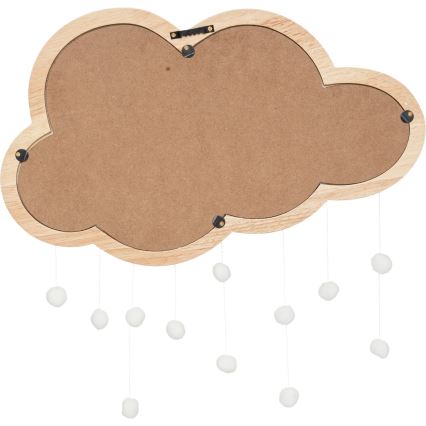 Atmosphera - Children's Wall Mirror CLOUD 40x36 cm Rubberwood