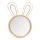 Atmosphera - Children's Wall Mirror RABBIT 37x24 cm Bamboo