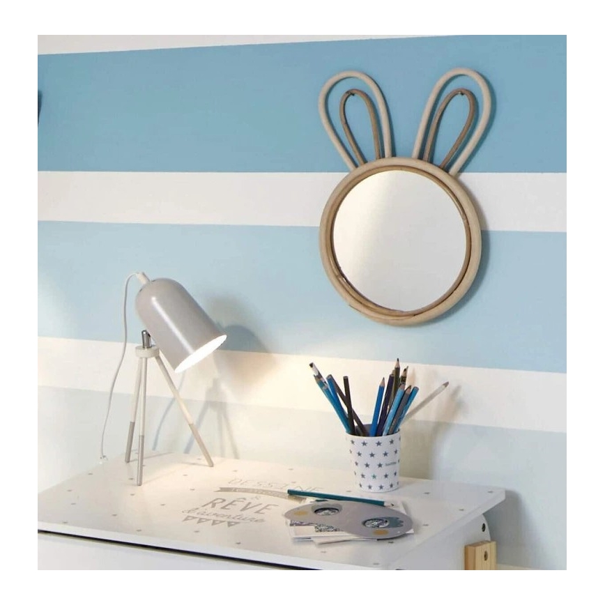 Atmosphera - Children's Wall Mirror RABBIT 37x24 cm Bamboo