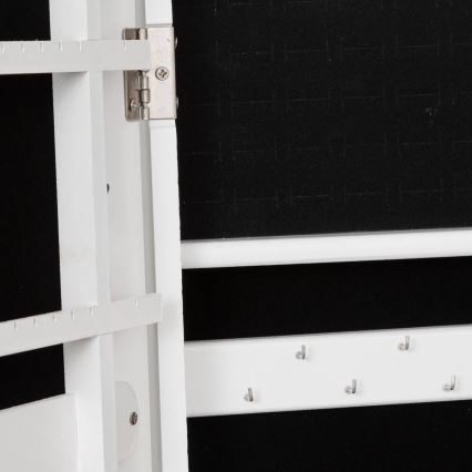 Atmosphera - Freestanding Mirror with Jewelry Storage KRISTIN 146.8 x 37 cm, White