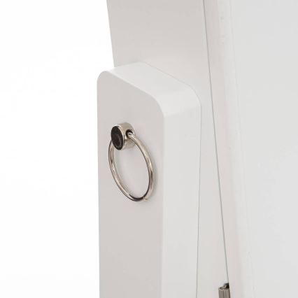 Atmosphera - Freestanding Mirror with Jewelry Storage KRISTIN 146.8 x 37 cm, White