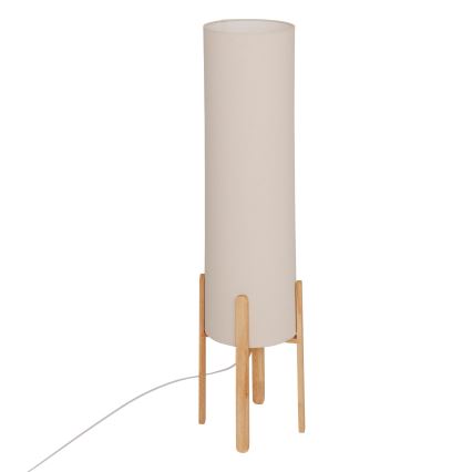 Atmosphera - KEYAH Floor Lamp 1xE27/25W/230V Rubberwood