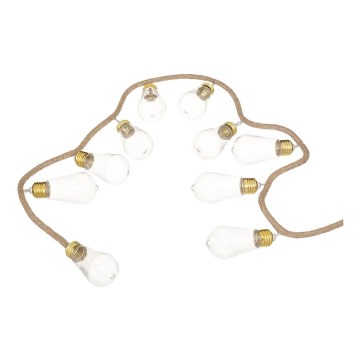 Atmosphera - LED Decorative chain GARLAND 10xLED/2xAA 1,65m warm white