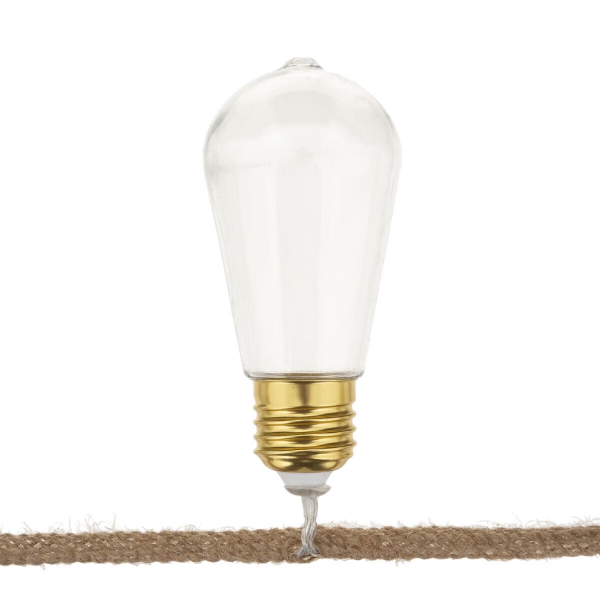 Atmosphera - LED Decorative chain GARLAND 10xLED/2xAA 1,65m warm white