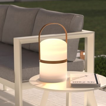 Atmosphera - LED Dimmable rechargeable outdoor table lamp KIARA LED/3,7V 36 cm 4000 mAh IP44