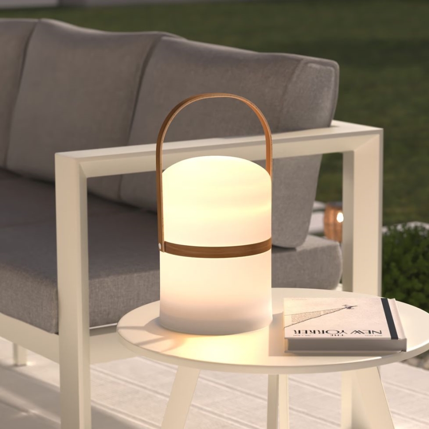 Atmosphera - LED Dimmable rechargeable outdoor table lamp KIARA LED/3,7V 36 cm 4000 mAh IP44