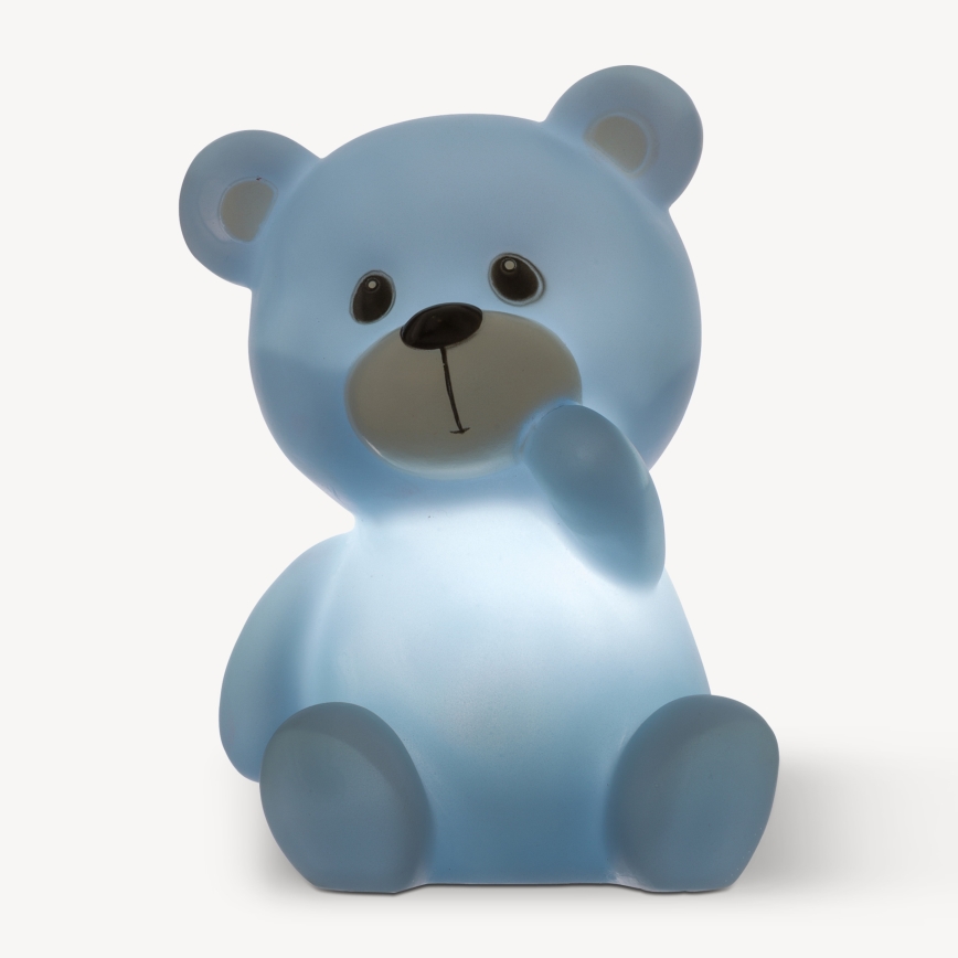 Atmosphera - LED Kids' Night Light TEDDY LED/3xLR44 blue