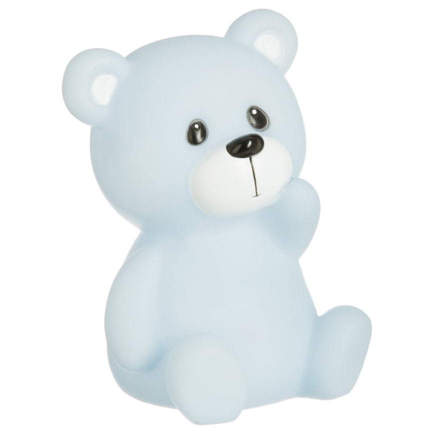 Atmosphera - LED Kids' Night Light TEDDY LED/3xLR44 blue