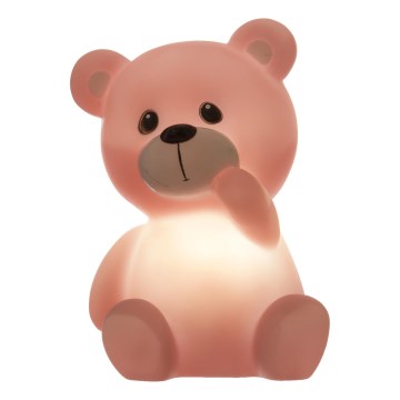 Atmosphera - LED Kids' Night Light TEDDY LED/3xLR44 Pink