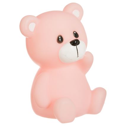 Atmosphera - LED Kids' Night Light TEDDY LED/3xLR44 Pink