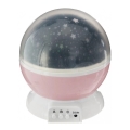 Atmosphera - LED Kids' Projector 3xAA Pink