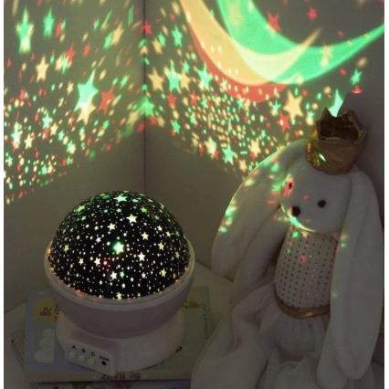 Atmosphera - LED Kids' Projector 3xAA Pink