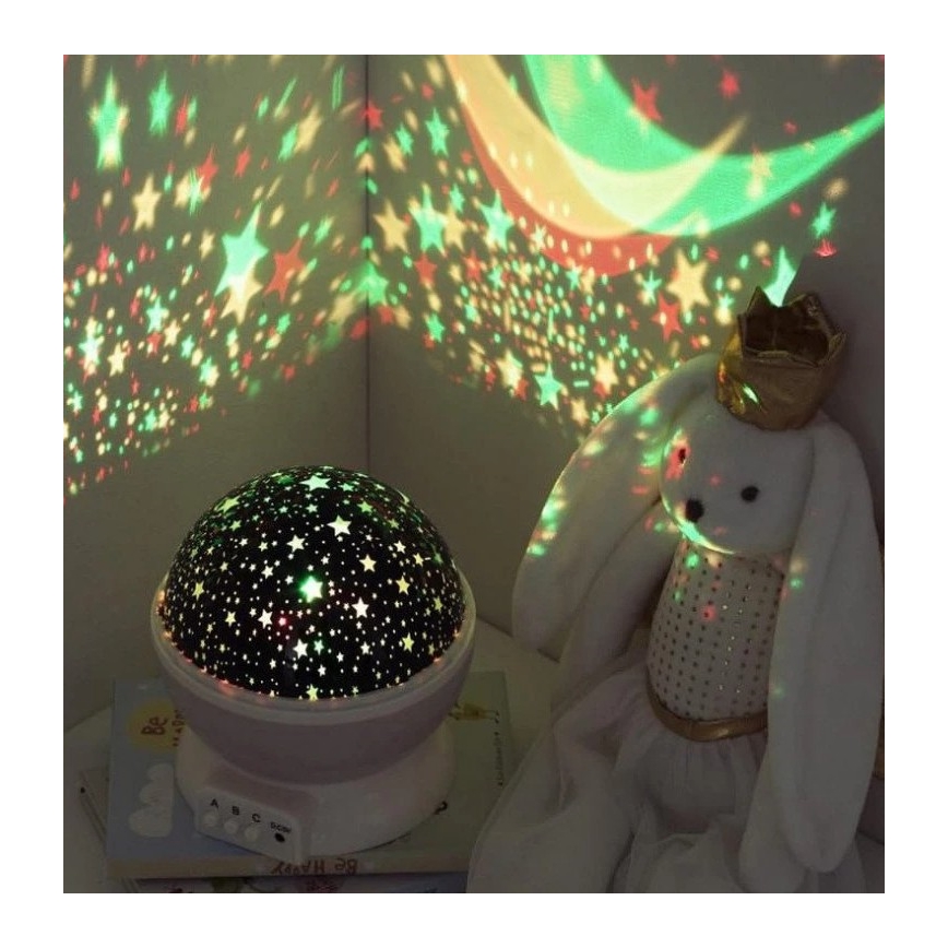 Atmosphera - LED Kids' Projector 3xAA Pink