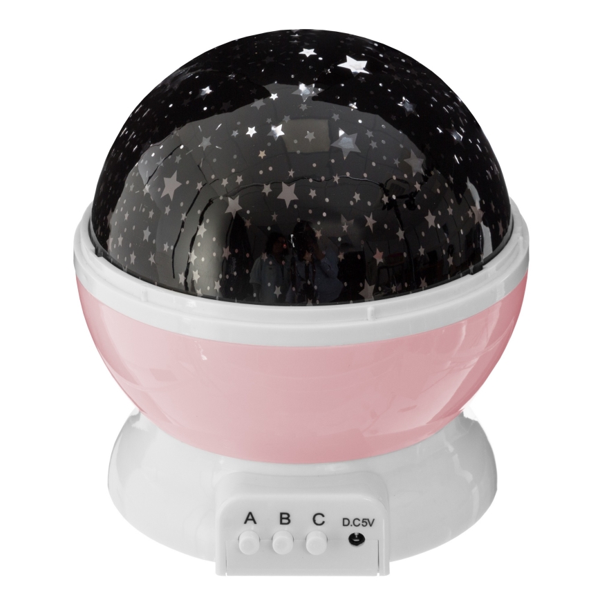 Atmosphera - LED Kids' Projector 3xAA Pink