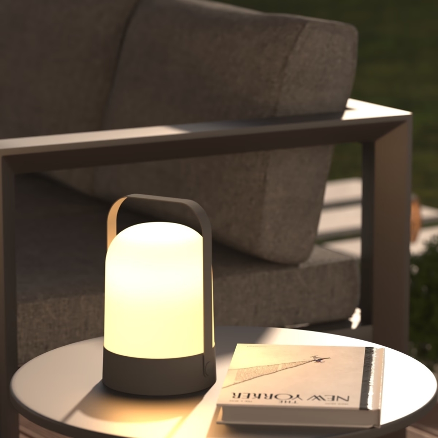 Atmosphera - LED Outdoor portable table lamp JERTA LED/2xAA IP44
