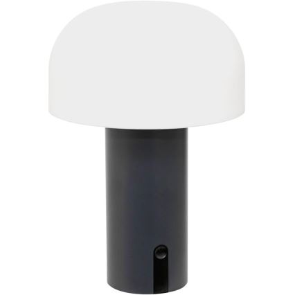 Atmosphera - LED Rechargeable outdoor touch table lamp JANY LED/3,7V 22 cm 2200 mAh IP44 black