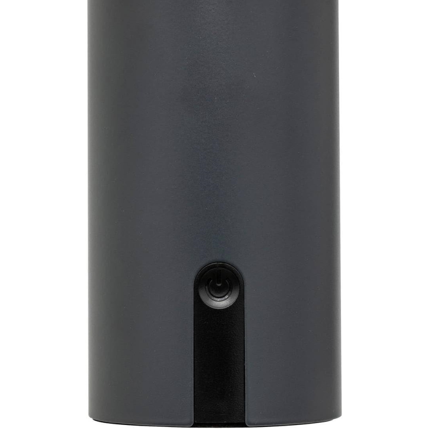 Atmosphera - LED Rechargeable outdoor touch table lamp JANY LED/3,7V 22 cm 2200 mAh IP44 black