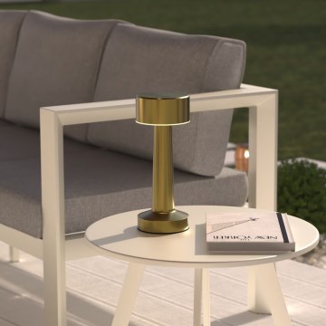 Atmosphera - LED Rechargeable outdoor touch table lamp HALTO LED/5V 1800 mAh IP44